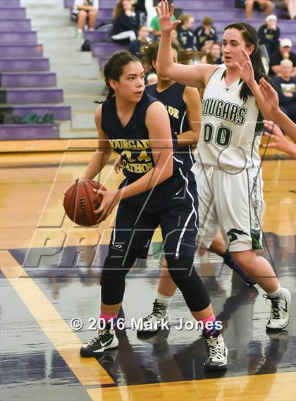 Thumbnail 3 in Bourgade Catholic @ Phoenix Christian (AIA D4 Playoff) photogallery.