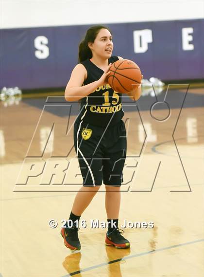 Thumbnail 1 in Bourgade Catholic @ Phoenix Christian (AIA D4 Playoff) photogallery.