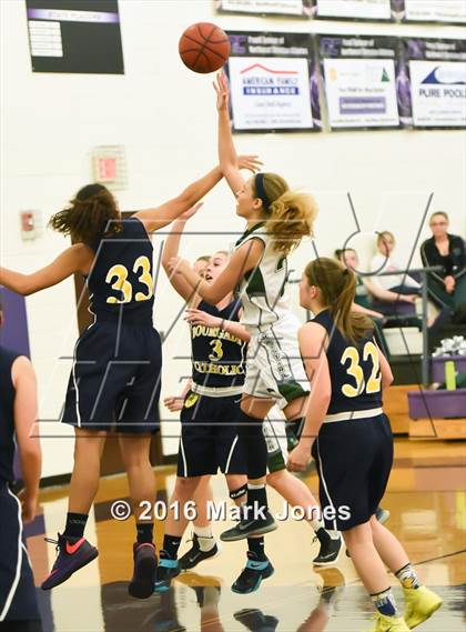 Thumbnail 1 in Bourgade Catholic @ Phoenix Christian (AIA D4 Playoff) photogallery.