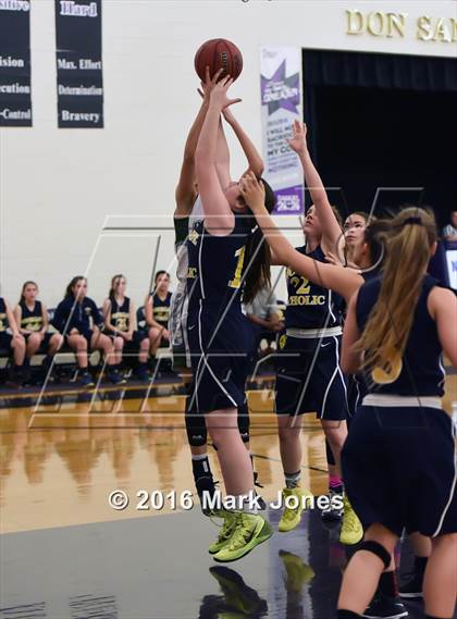 Thumbnail 2 in Bourgade Catholic @ Phoenix Christian (AIA D4 Playoff) photogallery.