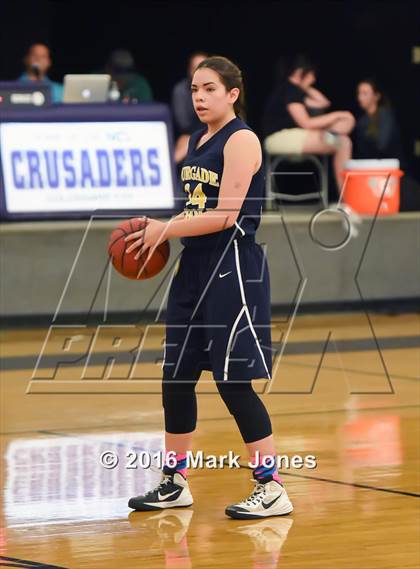 Thumbnail 3 in Bourgade Catholic @ Phoenix Christian (AIA D4 Playoff) photogallery.