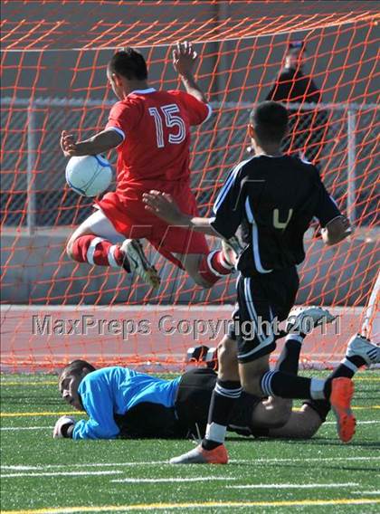 Thumbnail 2 in Sacramento Country Day vs Millennium (CIF SJS D7 Final) photogallery.