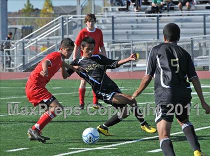 Thumbnail 2 in Sacramento Country Day vs Millennium (CIF SJS D7 Final) photogallery.