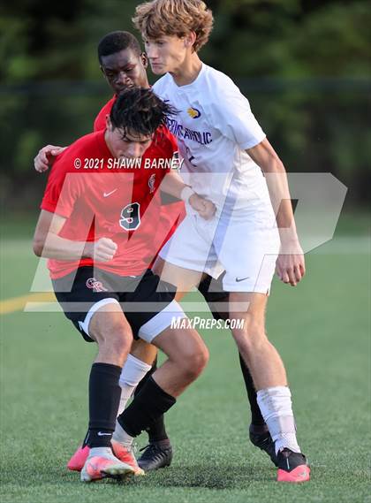 Thumbnail 3 in Guerin Catholic vs. Indianapolis Cardinal Ritter photogallery.