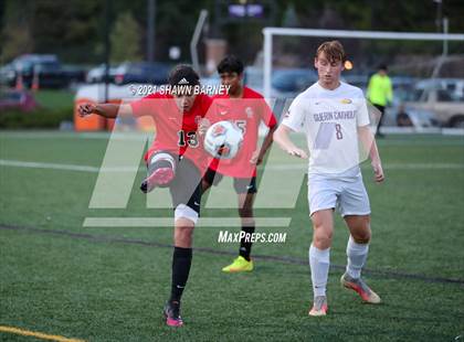 Thumbnail 3 in Guerin Catholic vs. Indianapolis Cardinal Ritter photogallery.