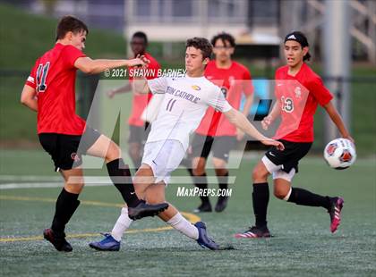 Thumbnail 3 in Guerin Catholic vs. Indianapolis Cardinal Ritter photogallery.