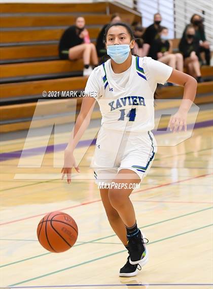 Thumbnail 2 in Xavier College Prep vs. Basha photogallery.