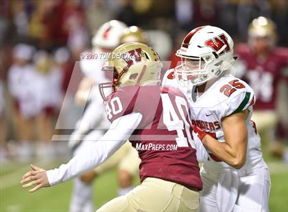 Thumbnail 1 in The Woodlands vs. Cypress Woods (UIL 6A Area Region II Playoff) photogallery.