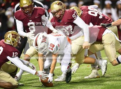Thumbnail 1 in The Woodlands vs. Cypress Woods (UIL 6A Area Region II Playoff) photogallery.