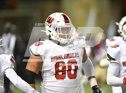 Thumbnail 1 in The Woodlands vs. Cypress Woods (UIL 6A Area Region II Playoff) photogallery.