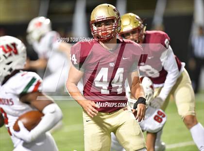 Thumbnail 1 in The Woodlands vs. Cypress Woods (UIL 6A Area Region II Playoff) photogallery.