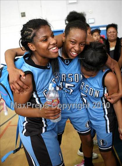 Thumbnail 1 in Washington vs. Carson (CIF LA City Section Playoffs) photogallery.