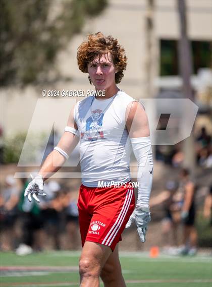 Thumbnail 3 in Holtville vs Christian (SDSU 7 on 7 Tournament) photogallery.