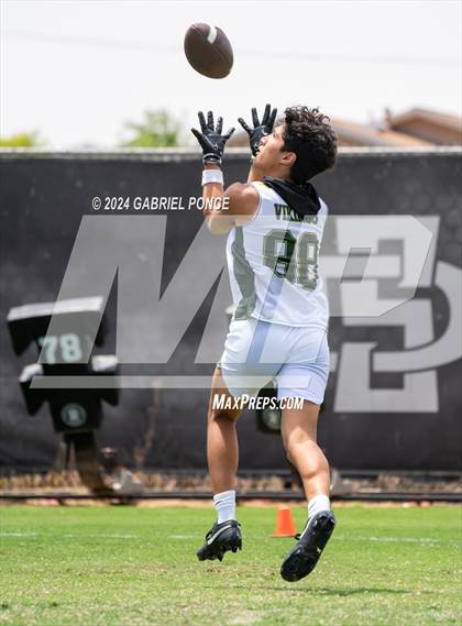 Thumbnail 3 in Holtville vs Christian (SDSU 7 on 7 Tournament) photogallery.