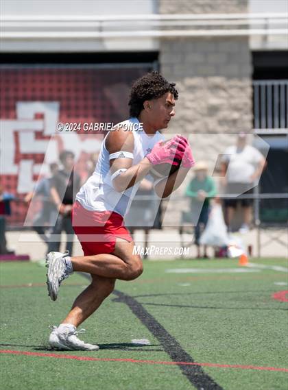 Thumbnail 2 in Holtville vs Christian (SDSU 7 on 7 Tournament) photogallery.