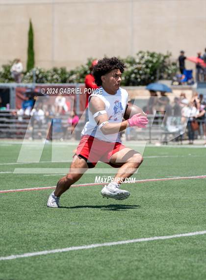 Thumbnail 1 in Holtville vs Christian (SDSU 7 on 7 Tournament) photogallery.