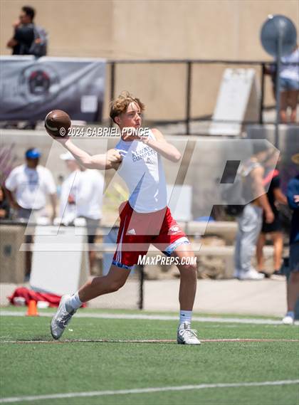 Thumbnail 3 in Holtville vs Christian (SDSU 7 on 7 Tournament) photogallery.