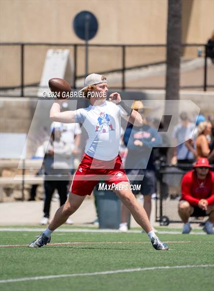 Thumbnail 1 in Holtville vs Christian (SDSU 7 on 7 Tournament) photogallery.