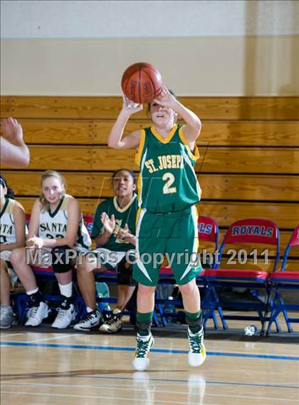 Thumbnail 2 in St. Joseph vs Santa Barbara (Gold Coast Tournament) photogallery.