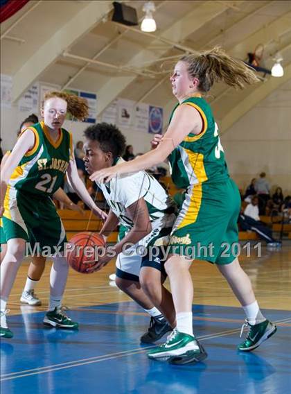 Thumbnail 2 in St. Joseph vs Santa Barbara (Gold Coast Tournament) photogallery.