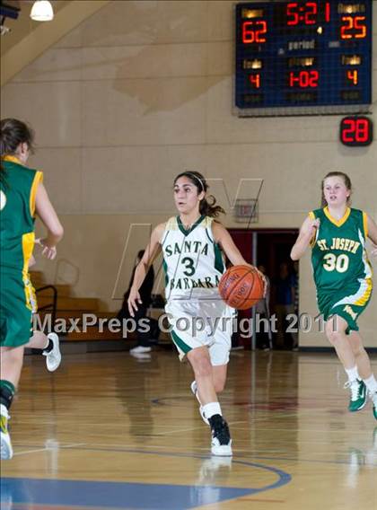 Thumbnail 2 in St. Joseph vs Santa Barbara (Gold Coast Tournament) photogallery.