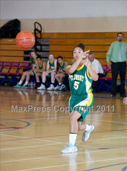 Thumbnail 3 in St. Joseph vs Santa Barbara (Gold Coast Tournament) photogallery.
