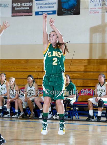 Thumbnail 3 in St. Joseph vs Santa Barbara (Gold Coast Tournament) photogallery.