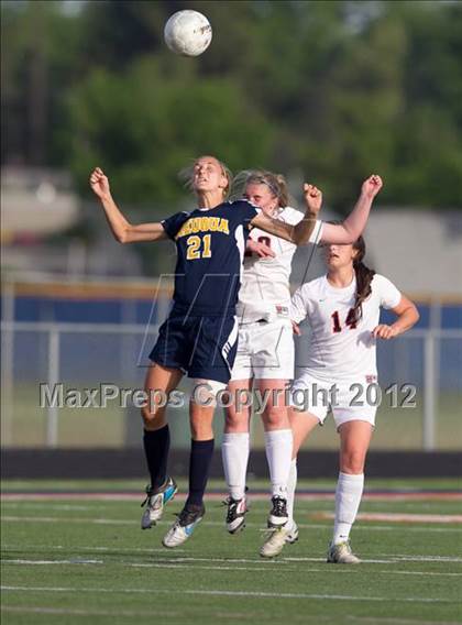 Thumbnail 1 in Neuqua Valley @ Naperville North (IHSA 3A Sectional Playoff) photogallery.