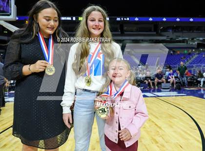 Thumbnail 2 in Martins Mill vs. Nocona (UIL 2A Basketball Final Medal Ceremony) photogallery.