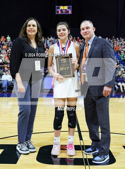 Thumbnail 2 in Martins Mill vs. Nocona (UIL 2A Basketball Final Medal Ceremony) photogallery.
