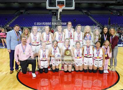 Thumbnail 2 in Martins Mill vs. Nocona (UIL 2A Basketball Final Medal Ceremony) photogallery.