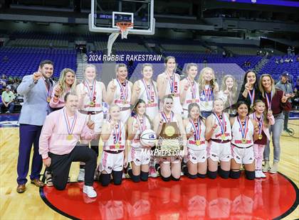 Thumbnail 2 in Martins Mill vs. Nocona (UIL 2A Basketball Final Medal Ceremony) photogallery.