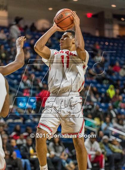 Thumbnail 2 in Hillhouse vs Bridgeport Central (MLK Classic) photogallery.