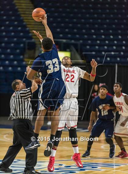 Thumbnail 3 in Hillhouse vs Bridgeport Central (MLK Classic) photogallery.