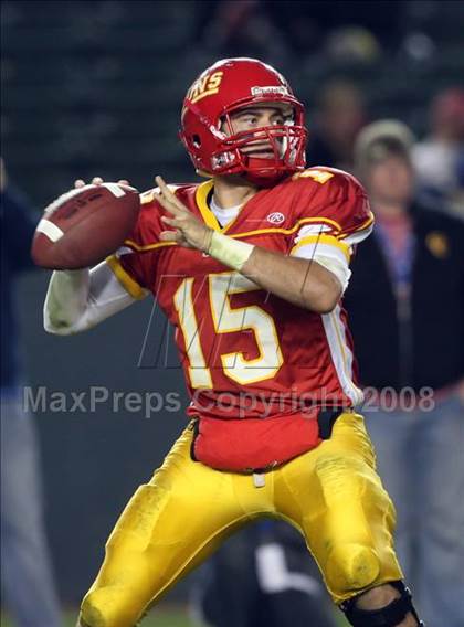 Thumbnail 3 in St. Mary's vs. Cathedral (CIF State D2 Final) photogallery.