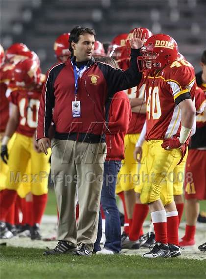 Thumbnail 1 in St. Mary's vs. Cathedral (CIF State D2 Final) photogallery.