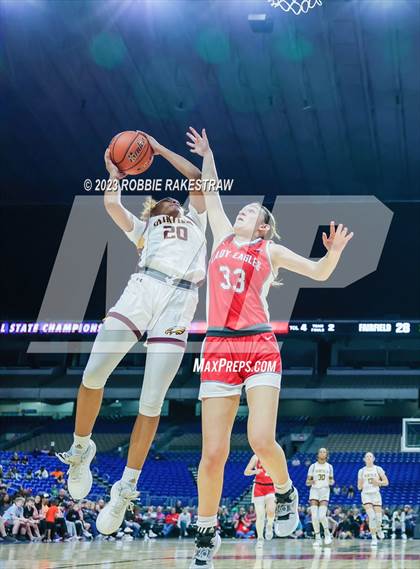 Thumbnail 1 in Fairfield vs. Holliday (UIL 3A Basketball State Final) photogallery.