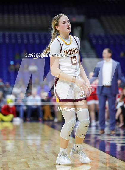 Thumbnail 1 in Fairfield vs. Holliday (UIL 3A Basketball State Final) photogallery.