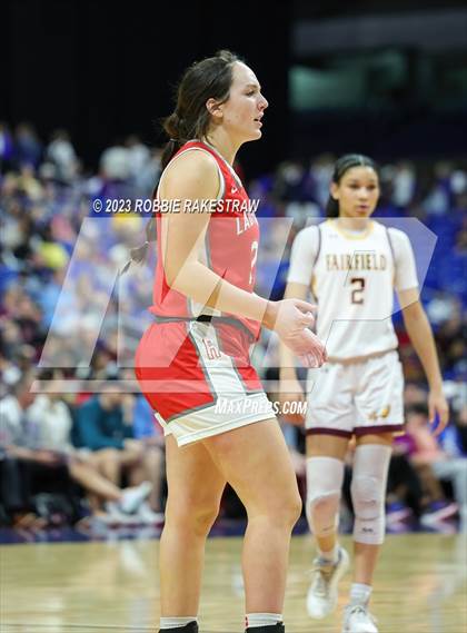 Thumbnail 1 in Fairfield vs. Holliday (UIL 3A Basketball State Final) photogallery.