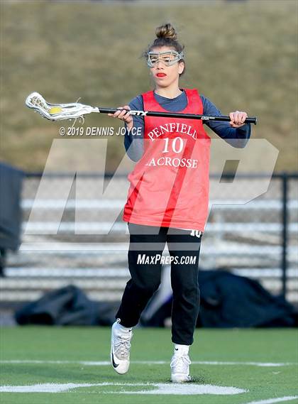 Thumbnail 3 in Penfield vs Christian Brothers Academy (Scrimmage) photogallery.