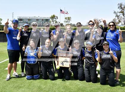 Thumbnail 1 in Western Christian vs. Westridge (CIF-SS D7 Final) photogallery.