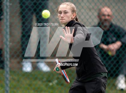 Thumbnail 1 in OSAA 6A Singles Semifinal photogallery.