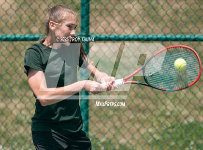 Thumbnail 1 in OSAA 6A Singles Semifinal photogallery.