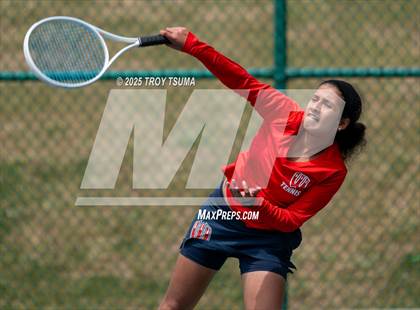 Thumbnail 3 in OSAA 6A Singles Semifinal photogallery.