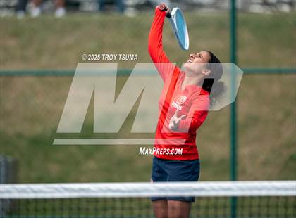 Thumbnail 1 in OSAA 6A Singles Semifinal photogallery.