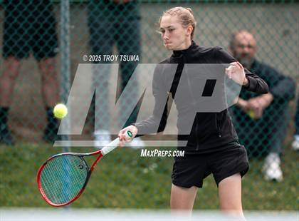 Thumbnail 2 in OSAA 6A Singles Semifinal photogallery.