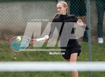 Thumbnail 2 in OSAA 6A Singles Semifinal photogallery.