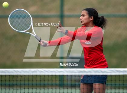Thumbnail 1 in OSAA 6A Singles Semifinal photogallery.