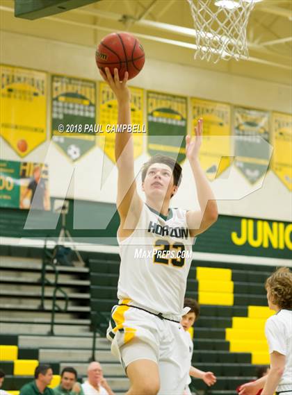 Thumbnail 2 in Mountain View vs Horizon (Horizon Holiday Hoops Tournament) photogallery.