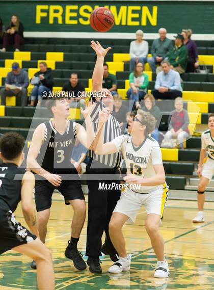Thumbnail 2 in Mountain View vs Horizon (Horizon Holiday Hoops Tournament) photogallery.